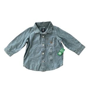 Baby Gap Denim Button Down Shirt